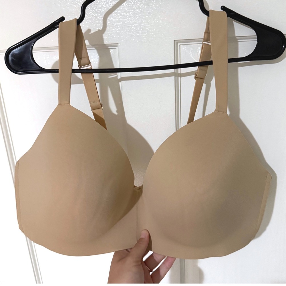 Cacique Tan Smooth Lightly Lined Full Coverage T-Shirt Bra 44D